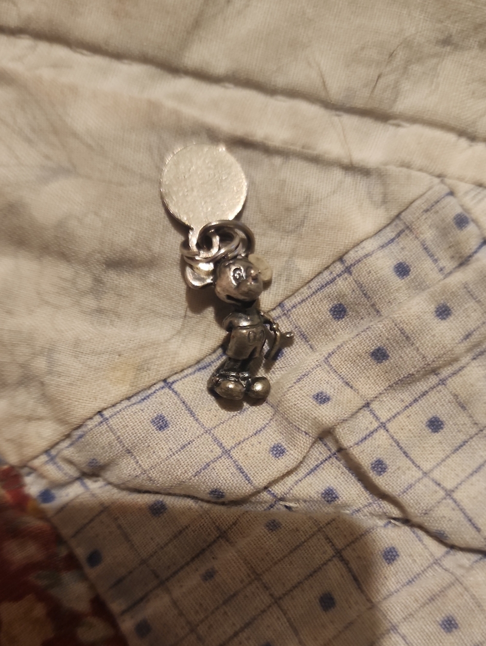 Walt Disney Vintage Sterling Silver Mickey Mouse Charm